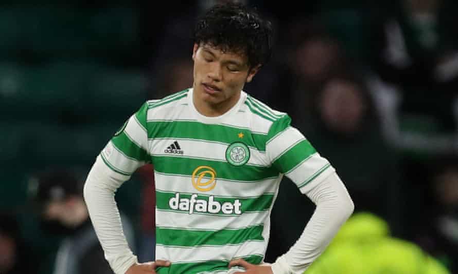 Late Vetlesen strike seals Bodø/Glimt’s shock European win at Celtic | Europa Conference League 2 Celtic’s Reo Hatate reacts after Celtic’s loss to Bodo/Glimt in the Europa Conference League