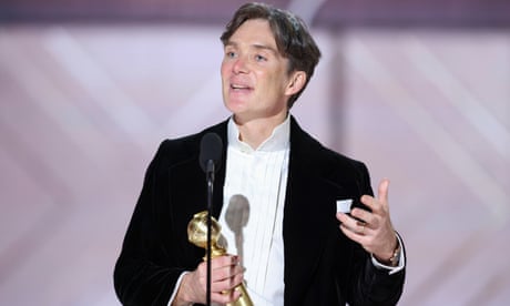 Cillian Murphy wins the Golden Globe for best performance by a male actor in a motion picture drama for Oppenheimer.