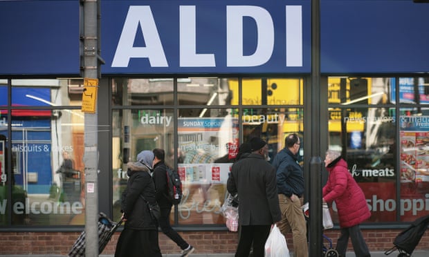 Aldi supermarket in Tooting, south London.