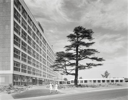 The nurses’ home and training school at Walsgrave hospital, Coventry, in 1969, from the book The National Health Service