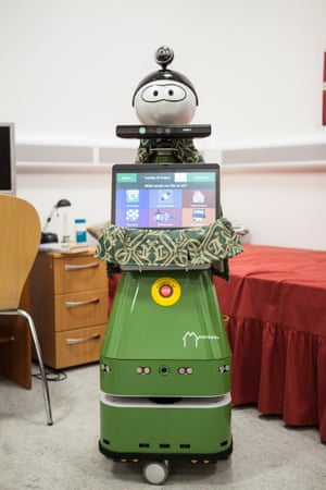 Happy to help: Molly the Robot at Bristol Robotic Laboratory. Molly is designed to help elderly or vulnerable people who live alone