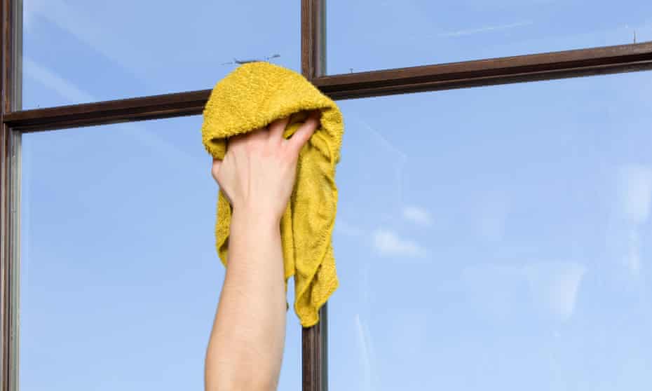 Wipe those window frames … but only once a year.