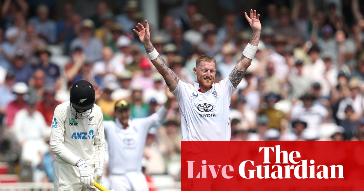 England v New Zealand: third men’s Test, day two – live