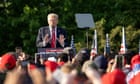 Trump pushes anti-immigrant rhetoric as he tries to woo Black and Hispanic voters in Bronx campaign rally – live