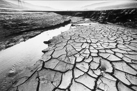 Dried up river bed in Britain.