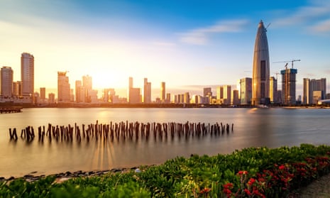 Shenzhen skyline, China