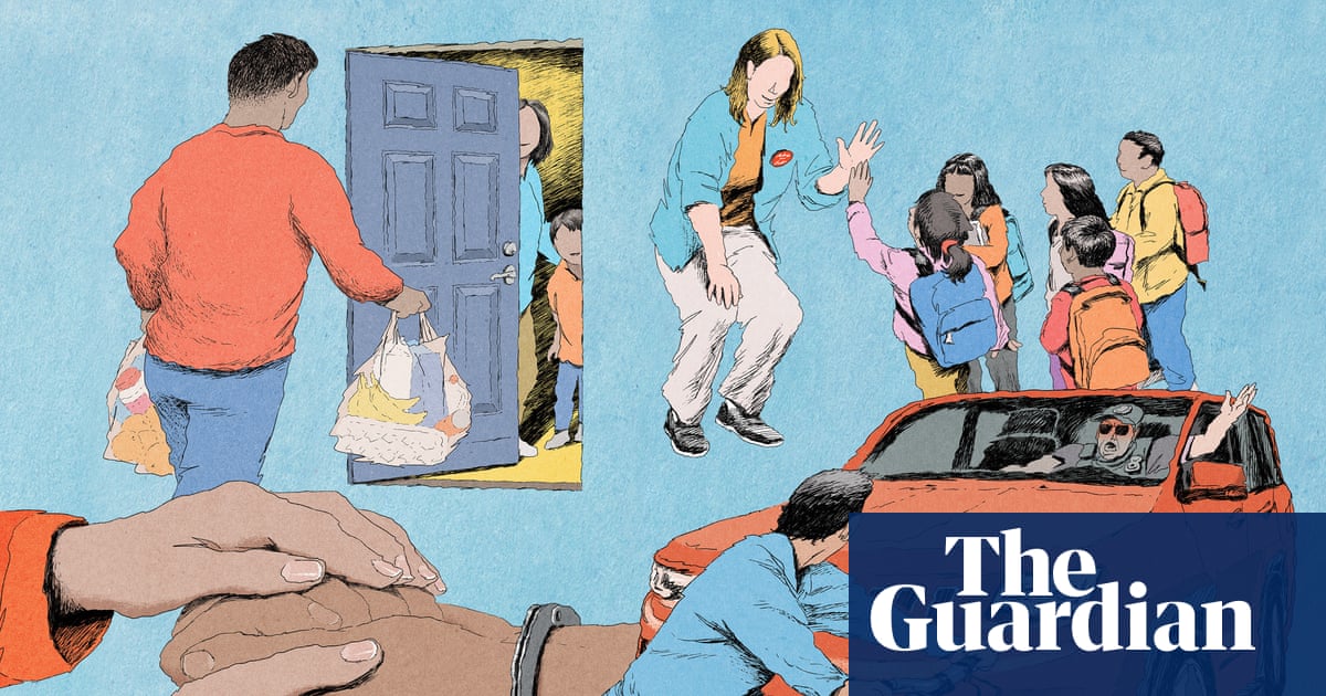 Whistles, Signal and school patrols: how ordinary Americans are fighting back against ICE