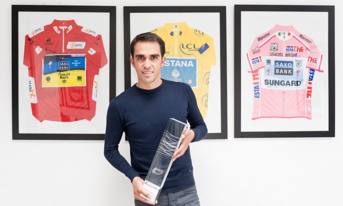 Alberto Contador s ocenením