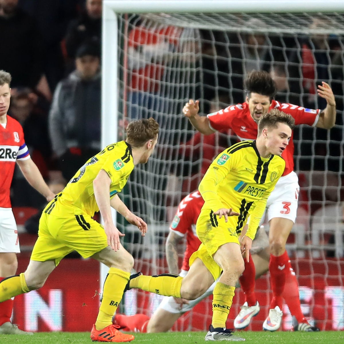 Jake Hesketh Makes Burton Albion History At Expense Of Middlesbrough Carabao Cup The Guardian