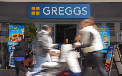 A branch of Greggs in Crawley, West Sussex.