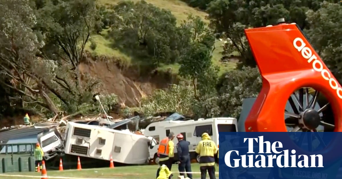 Two confirmed dead and more presumed buried after landslides hit house and campground in New Zealand