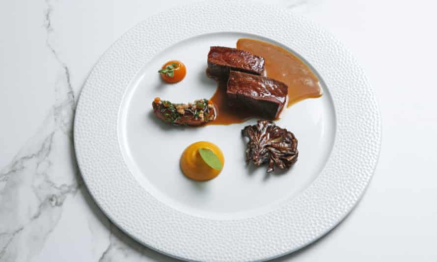 “Deep and sticky juice”: venison with pumpkin.