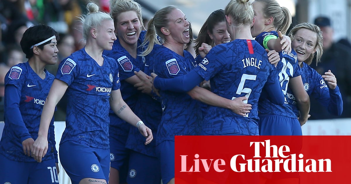 Arsenal 1 4 Chelsea Women S Super League As It Happened Football The Guardian