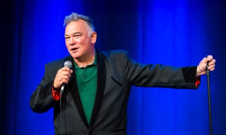 One man, one microphone … Stewart Lee in Basic Lee at Leicester Square theatre.