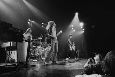 a band plays on stage