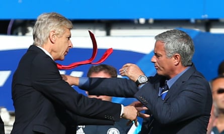 Arsène Wenger and José Mourinho square up in 2014.