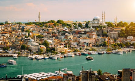 View of Istanbul with the Golden Horn.