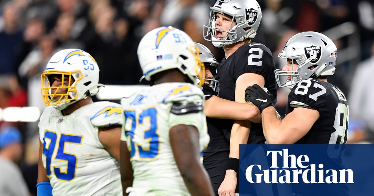 NFL roundup: Raiders book playoff spot at Chargers’ expense to cap wild finale