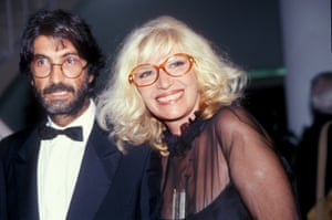 With husband Roberto Russo, Rome, Italy, 1993