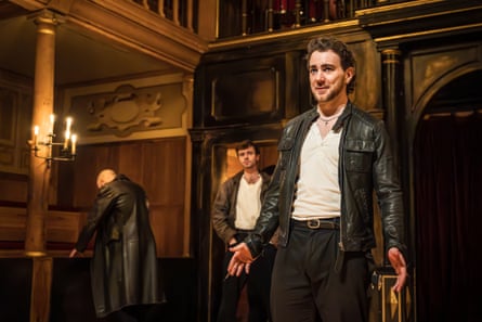 Scott Gutteridge pictured in Theatr Cymru’s production of Romeo a Juliet, playing the character of Tybalt
