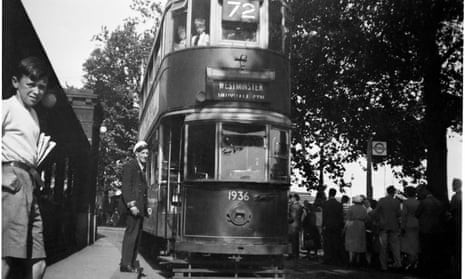 Colin O’Brien’s photograph of one of the last trams to run in London in 1952