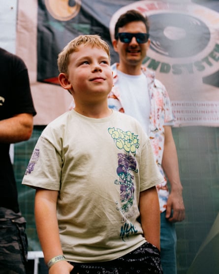 A boy enjoys the flow at Channel One