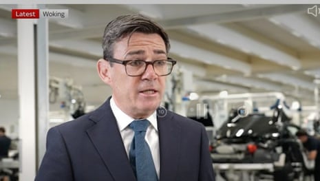 Ο Andy Burnham παίρνει συνέντευξη σήμερα το πρωί
