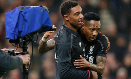 The Liverpool duo Jordon Ibe and Nathaniel Clyne