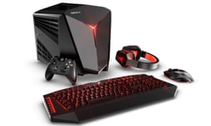 Lenovo’s Ideacentre Y710 Cube gaming system.