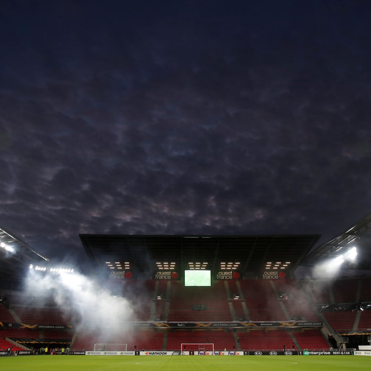 Rennes Wake Up The Neighbours As Champions League Anthem Plays At 3am Rennes The Guardian