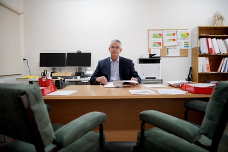 Graeme Sloane in his office at Adina Care, Cootamundra.