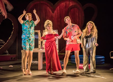 James Hall (Dardano), Rowan Pierce (Oriana), Tim Morgan (Amadigi) and Hilary Cronin (Melissa) in Buxton festival’s staging of Amadigi di Gaula.
