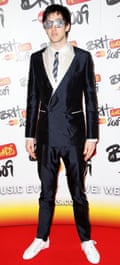 Calvin Harris arrives for the Brit Awards 2009