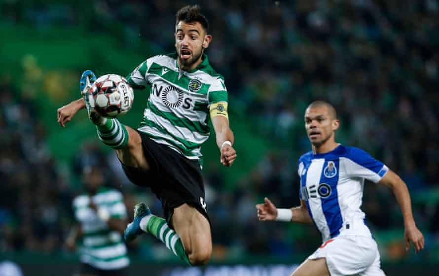 Bruno Fernandes has an impressive range of passing and the ability to change the tempo.
