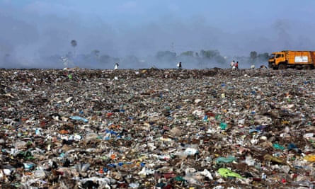 A landfill, in Bhopal, India.