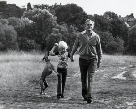 Nick Harkaway with his father, John le Carré.
