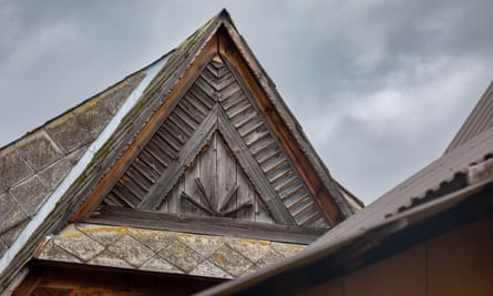 Wooden detail on buildings in Biały Dunajec