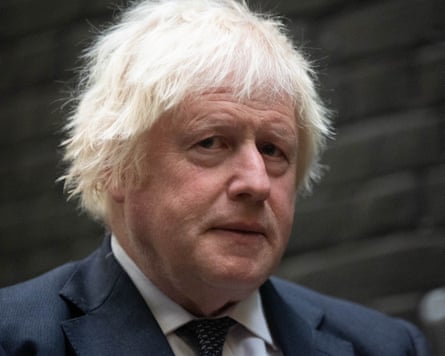 Former prime minister Boris Johnson at the launch of the Indomitable Ukraine exhibition in London, 23 September 2025.