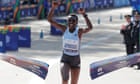 Jepkosgei claims New York title in maiden marathon as Kamworor wins men's race