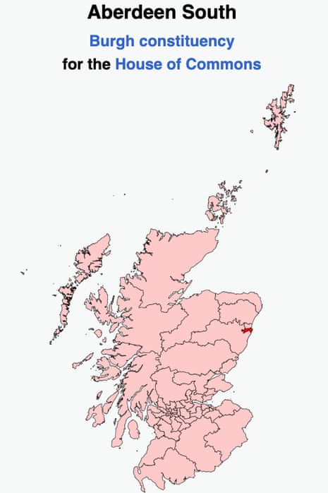 Location of Aberdeen South constituency