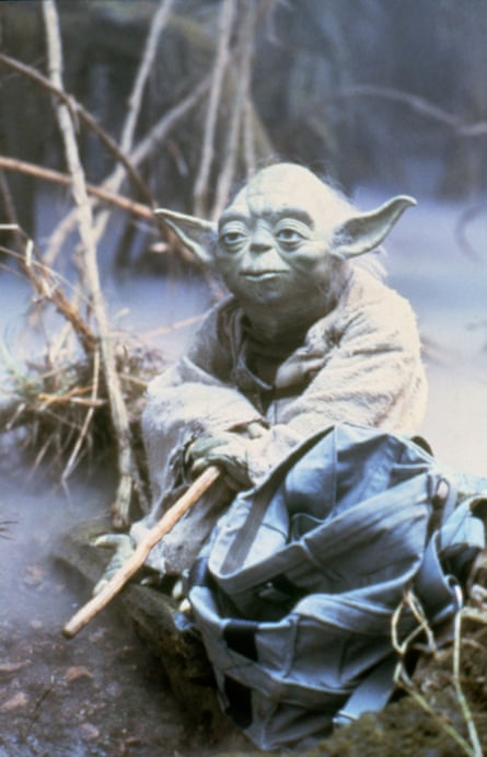 Yoda as seen on the set of The Empire Strikes Back.