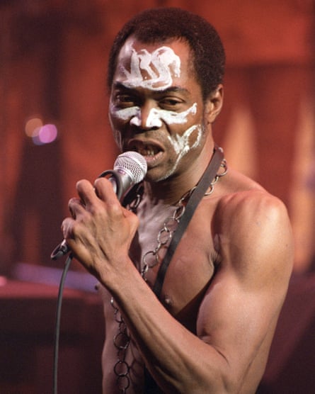Fela Kuti … Appearing on the the Channel 4 show The Tube.