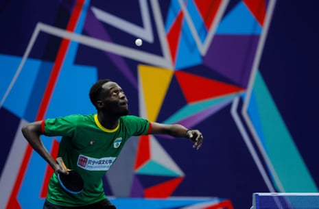 Amir Atanda Adou, of Benin, was defeated by Ovidiu Ionescu of Romania