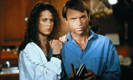 Nicole Kidman and Sam Neill in Dead Calm, 1989.