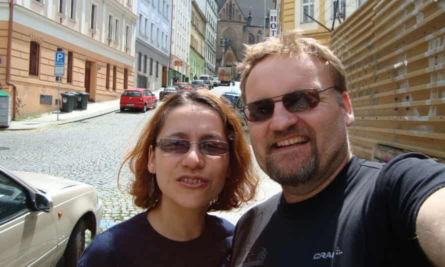 The couple in Prague in 2009