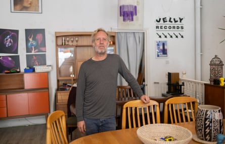 Tim Sanderson in his furniture shop