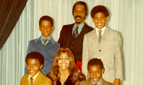 Craig Raymond Turner, standing right, with the rest of the Turner family. Clockwise from bottom left: Michael, Ike Jr. (both sons of Ike and Lorraine Taylor), Ike, Craig Raymond, Ronnie and Tina.