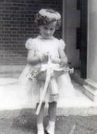 Rosie Canning at four, as a bridesmaid to her foster mother’s son in 1962.