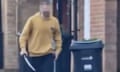 Footage shows the alleged attacker wielding a knife in Hainault.