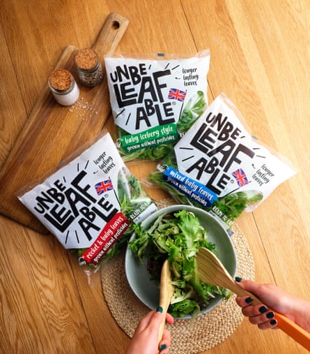 GrowUp supplies its Unbeleafable salad range to Tesco
